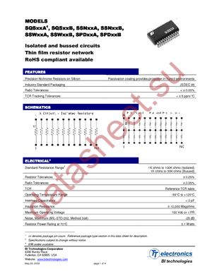 SSN08A2002BQ datasheet  